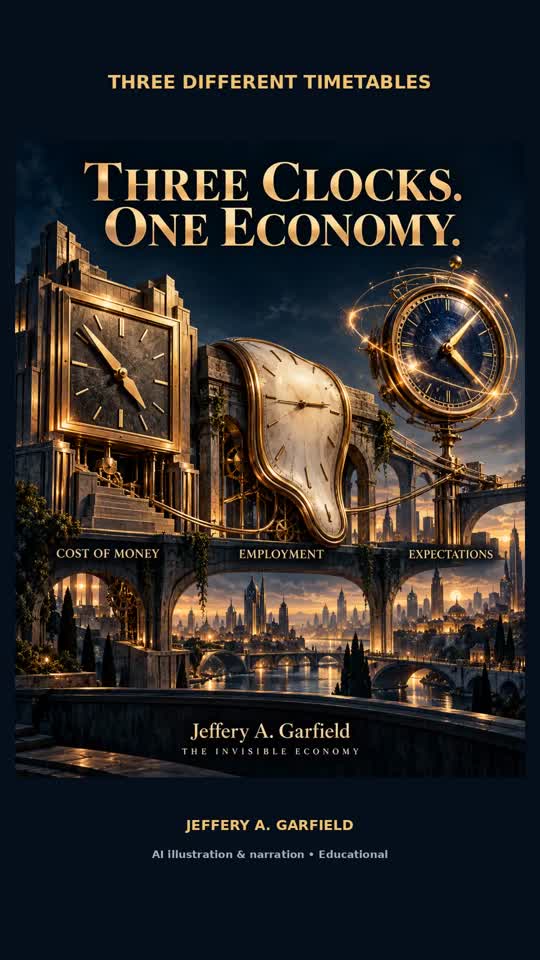 Three Clocks, One Economy video artwork